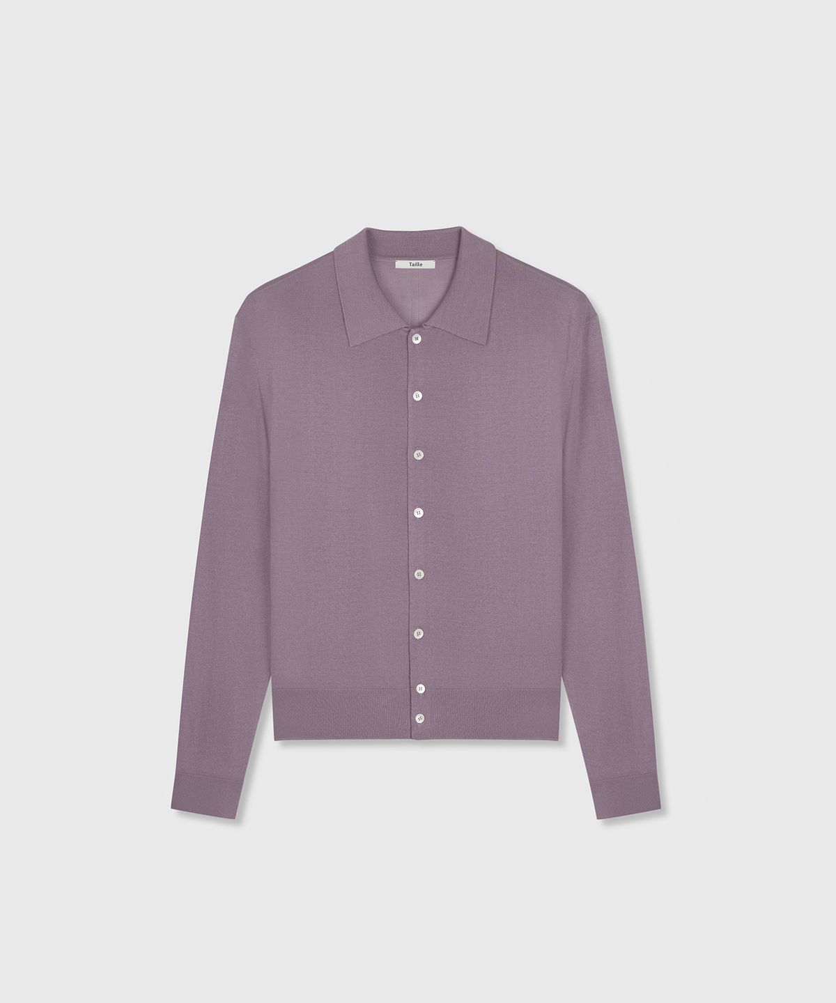 타일레(TAILLE) SOREN WOOL SILK CARDIGAN MAUVE