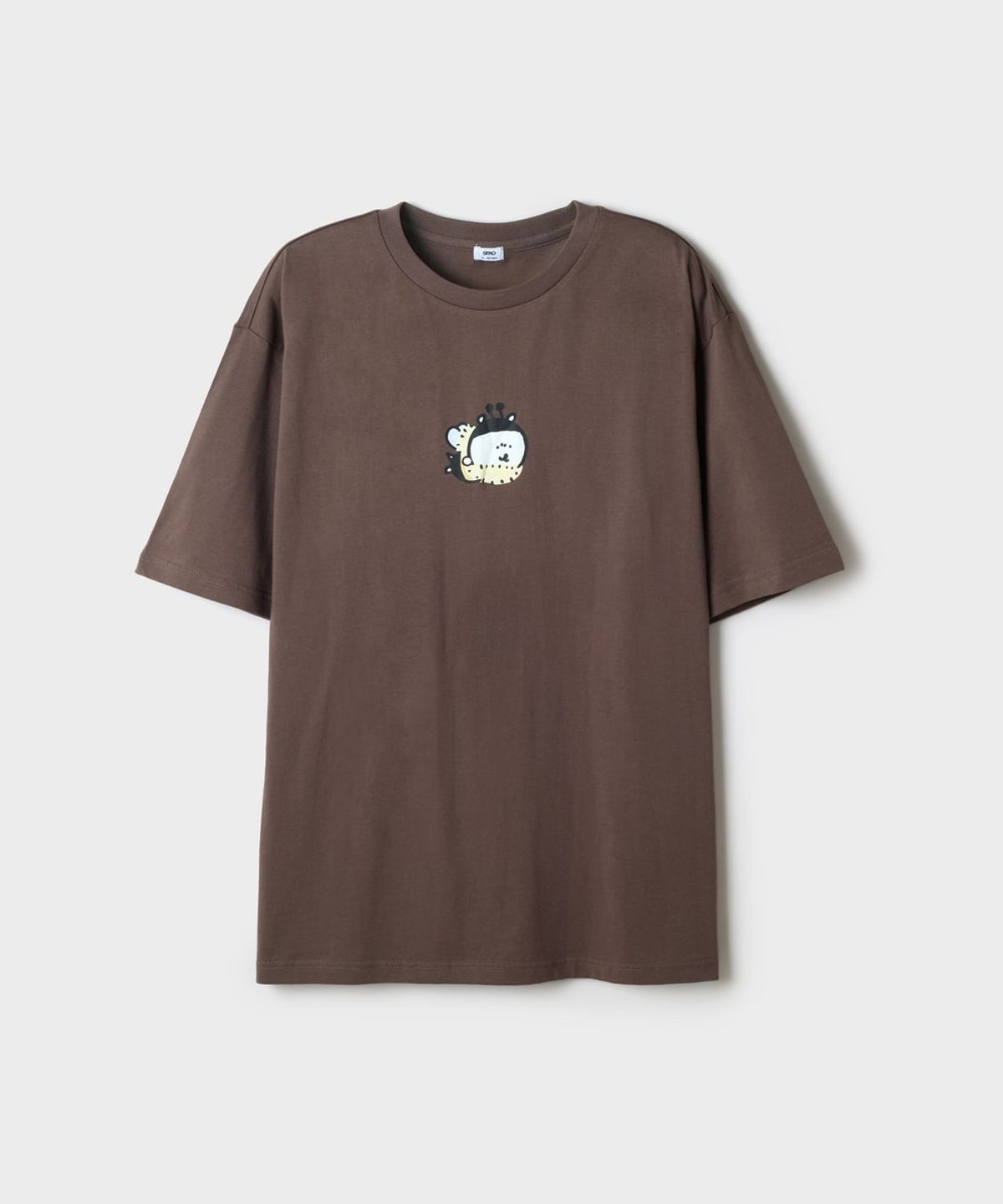 스파오(SPAO) [담곰이] 반팔 티셔츠(Brown)_SPRLG25U01