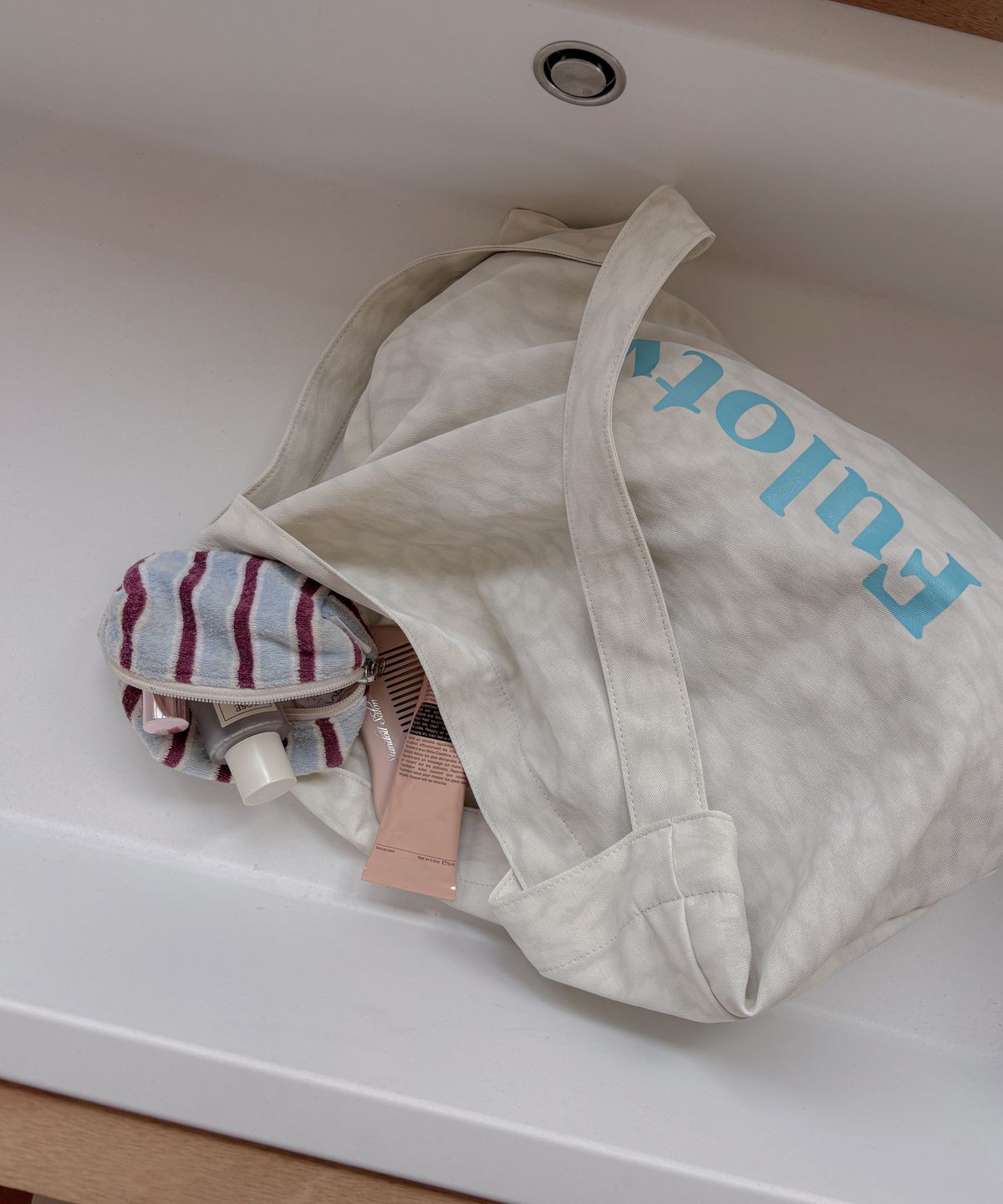 풀로티(FULOTY) Leopard eco bag white