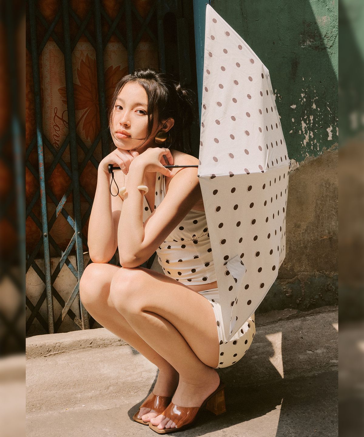 니나코스타(NINACOSTA) [초경량/UV 99.9] VANILLA BEAN UV UMBRELLA