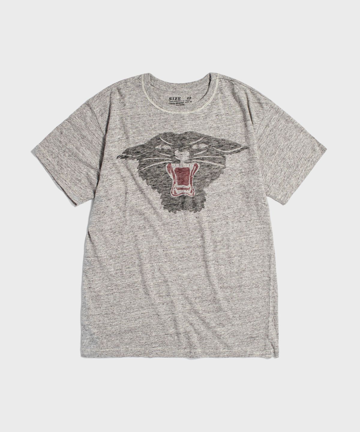 브론슨(BRONSON) 1930s Rugged CCC Black Panther Tee Melange