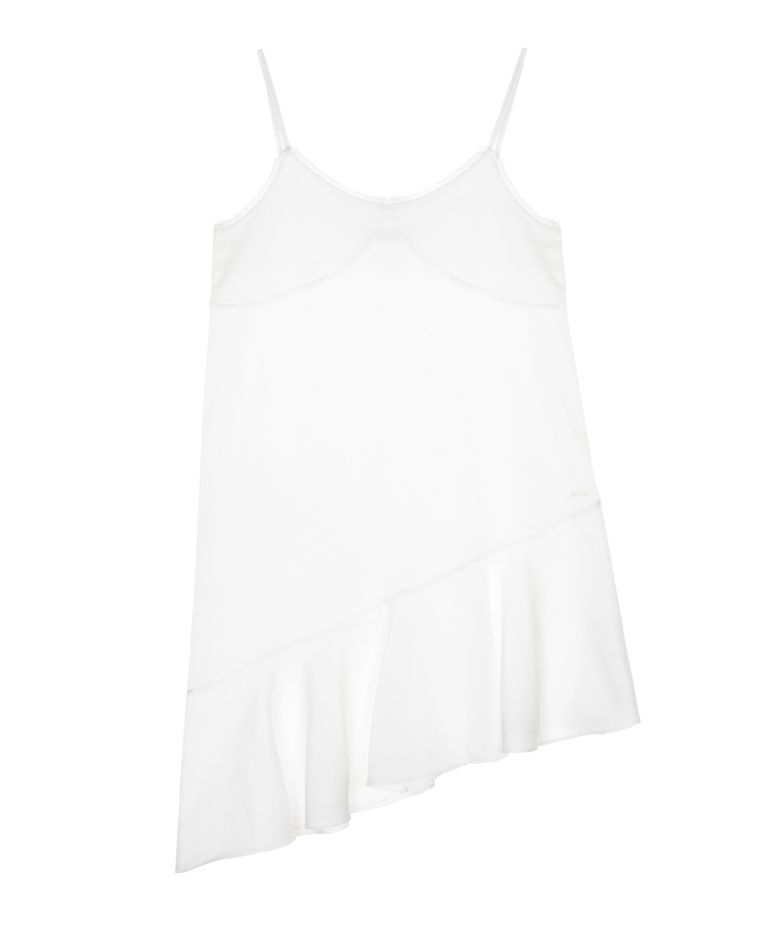 SATIN EMBROIDERY SLIP DRESS_WHITE