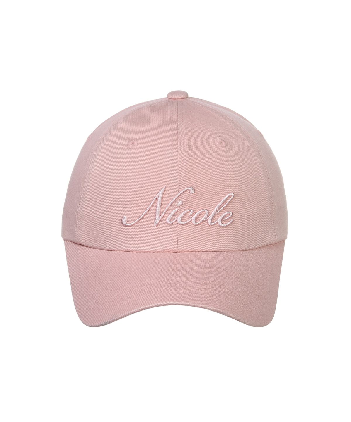 닉앤니콜(NICK&NICOLE) NICOLE LETTERING BALL CAP_PINK