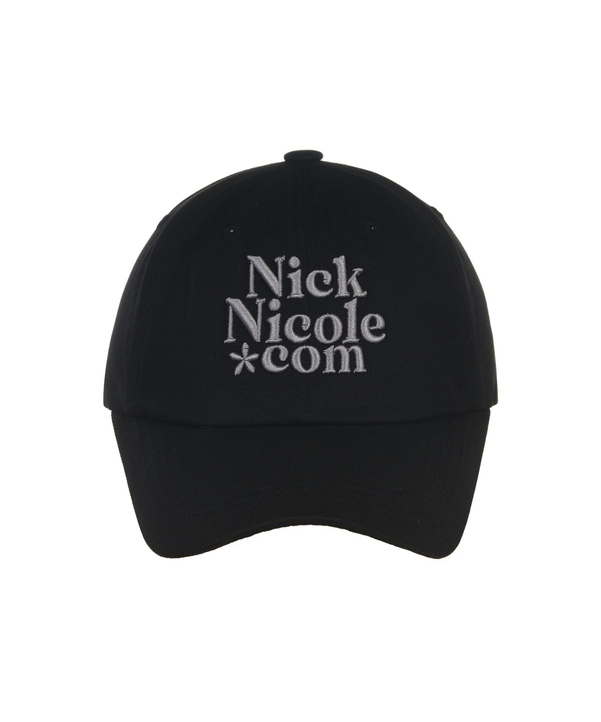 닉앤니콜(NICK&NICOLE) NN DOTCOM SIGNATURE BALL CAP_BLACK GRAY