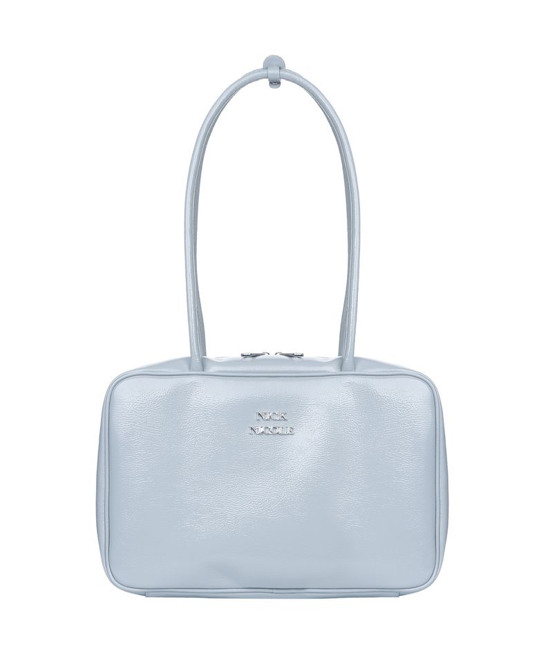 NICOLE LOGO MINIMAL SQUARE BAG_SORA