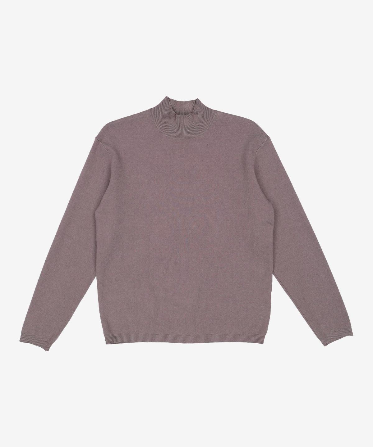 넌블랭크(NONBLANK) 모크넥 니트_DARK GREY L