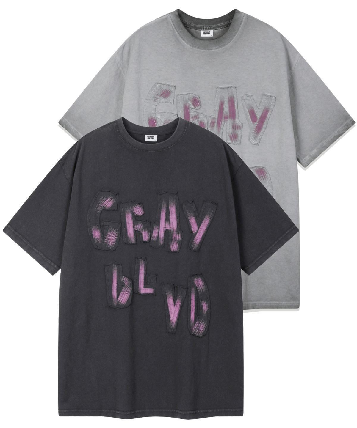 그레이블러밧(GRAYBLVD) 보타 피그먼트 반팔티 (2COLOR)
