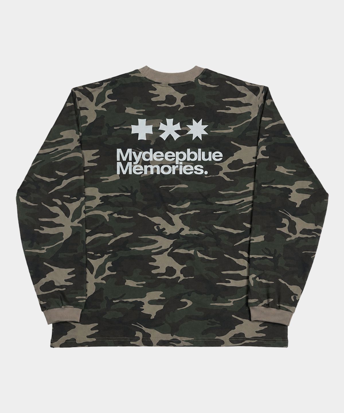 마이딥블루메모리즈(MY DEEP BLUE MEMORIES) MM SYMBOL LOGO CAMO LONG SLEEVE #3