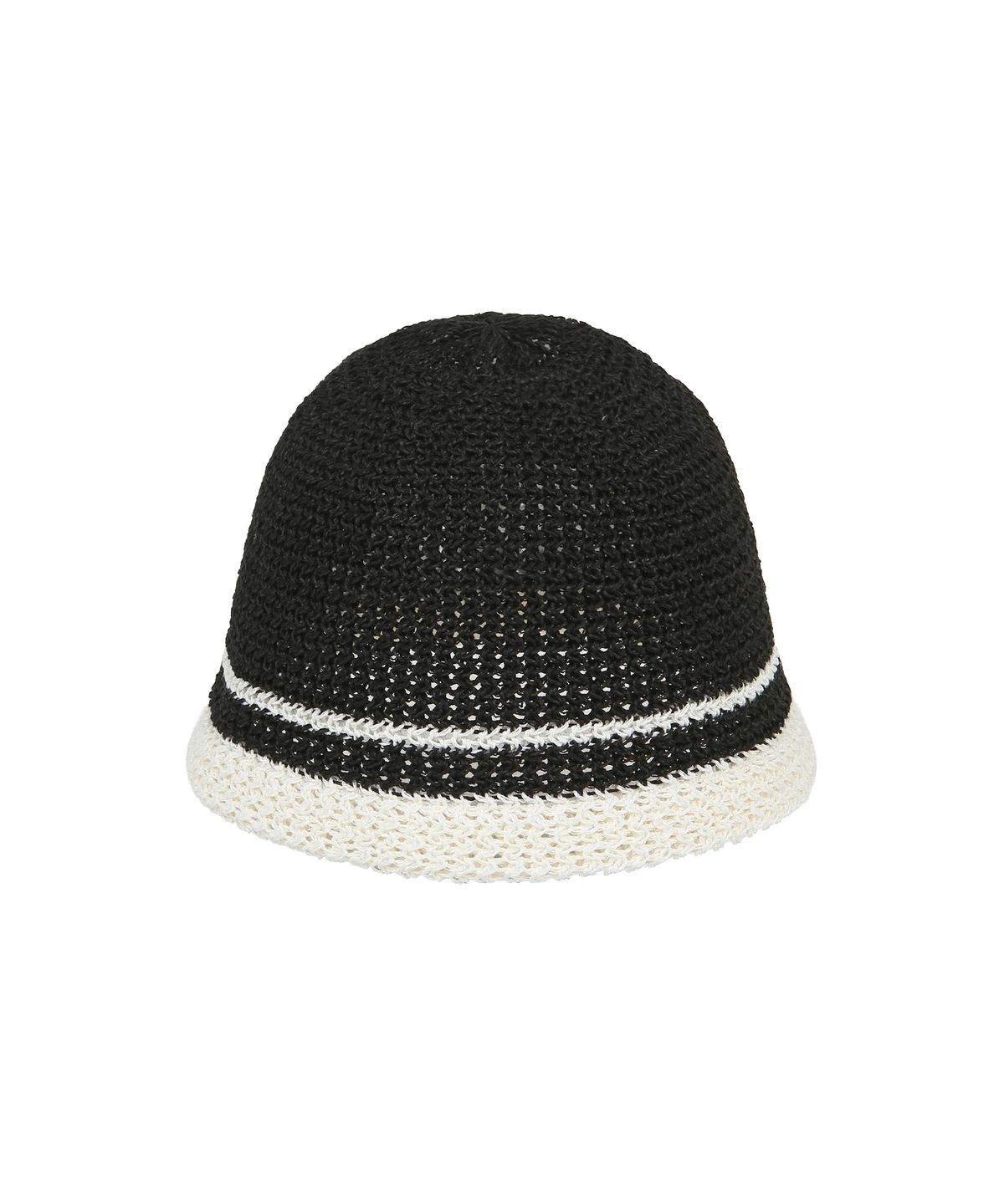 꼬모니노즈(COMONINOZ) [CN]TWO STRIPE HAT [BLACK]