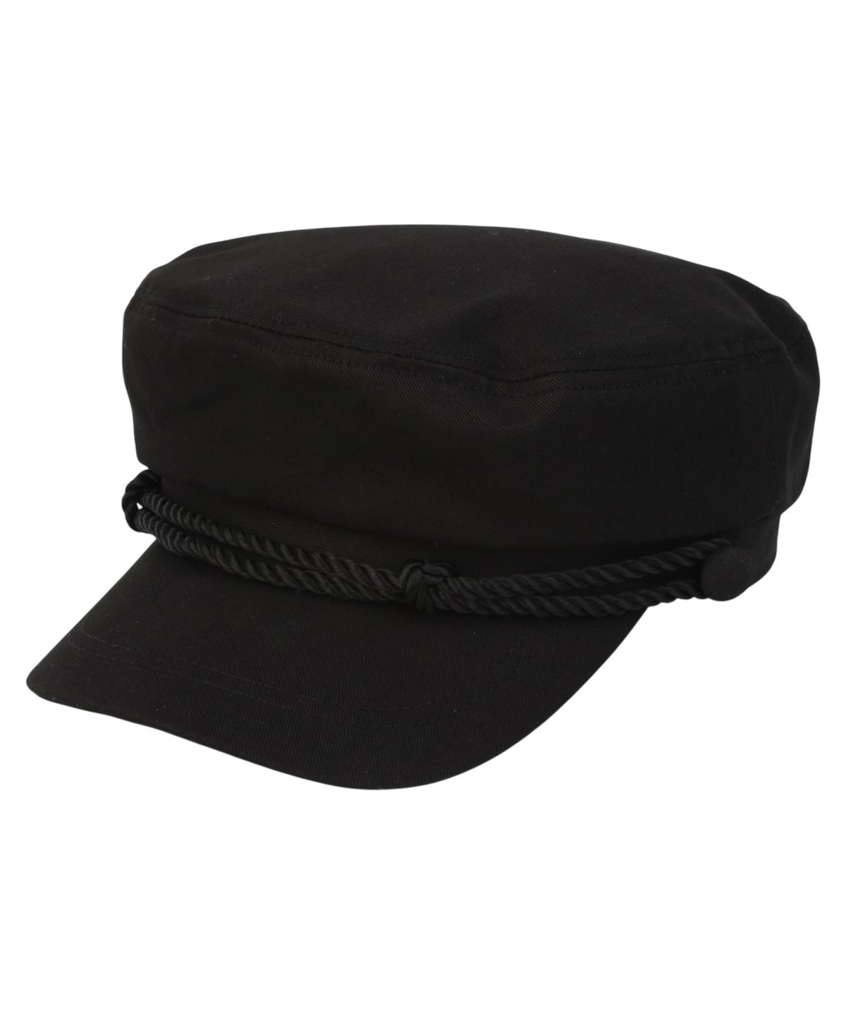 유니버셜 케미스트리(UNIVERSAL CHEMISTRY) Rope Solid Black Marine Cap 마린캡