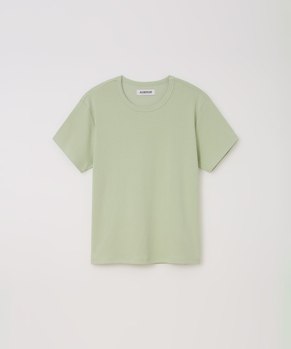 아우브아워(AUBOUR) core t-shirt (sage green)