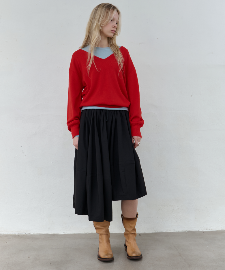 Unbalance Volume Pants_Black
