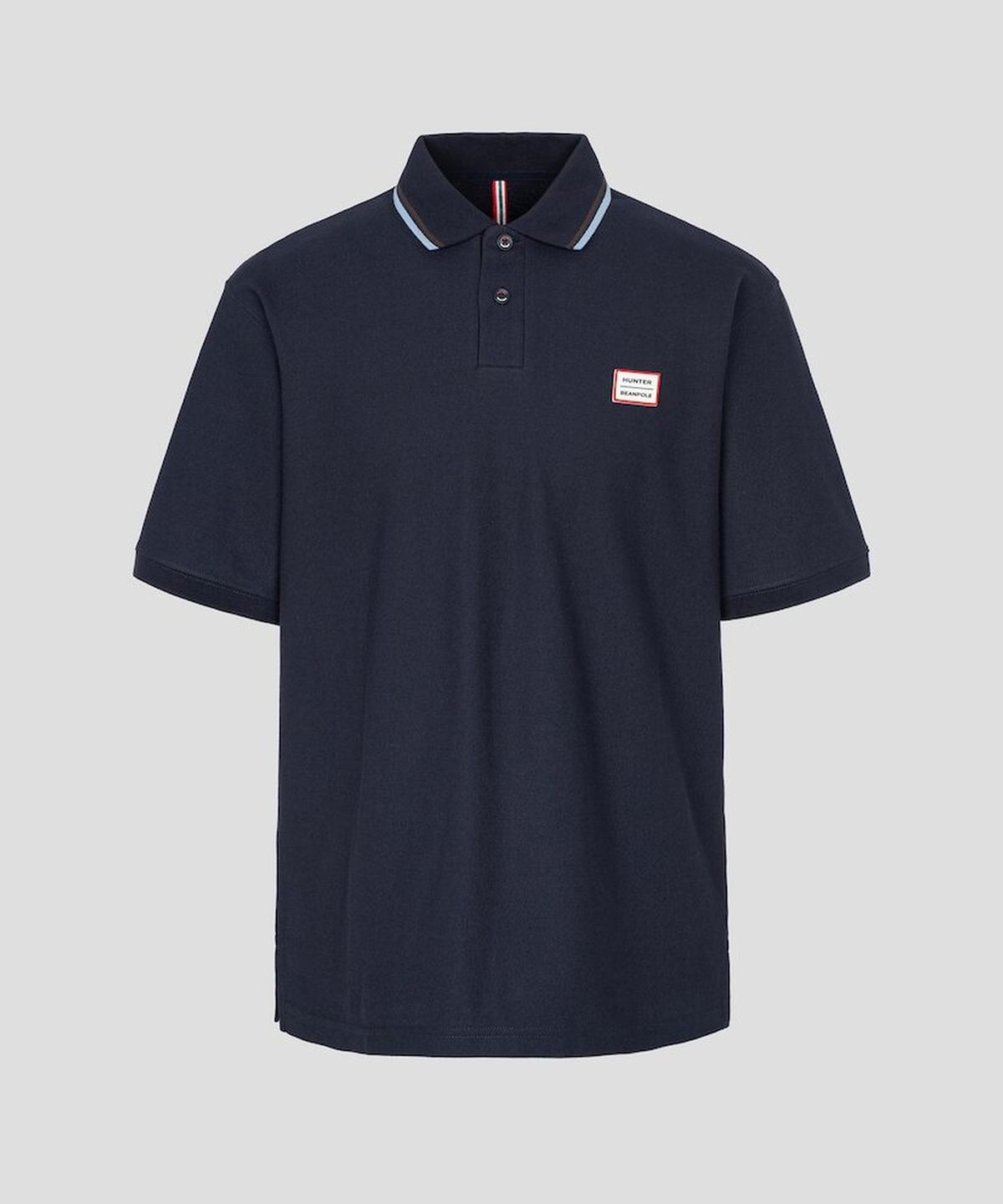 빈폴 멘(BEANPOLE MEN) [HUNTER] 티핑 칼라넥 티셔츠  네이비