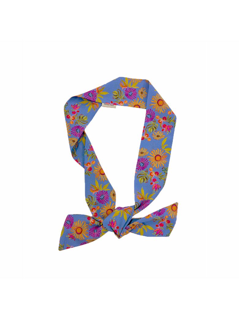 Sunkissed Dream Silk Tie Scarf 썬키스드 드림 실크 타이 스카프
