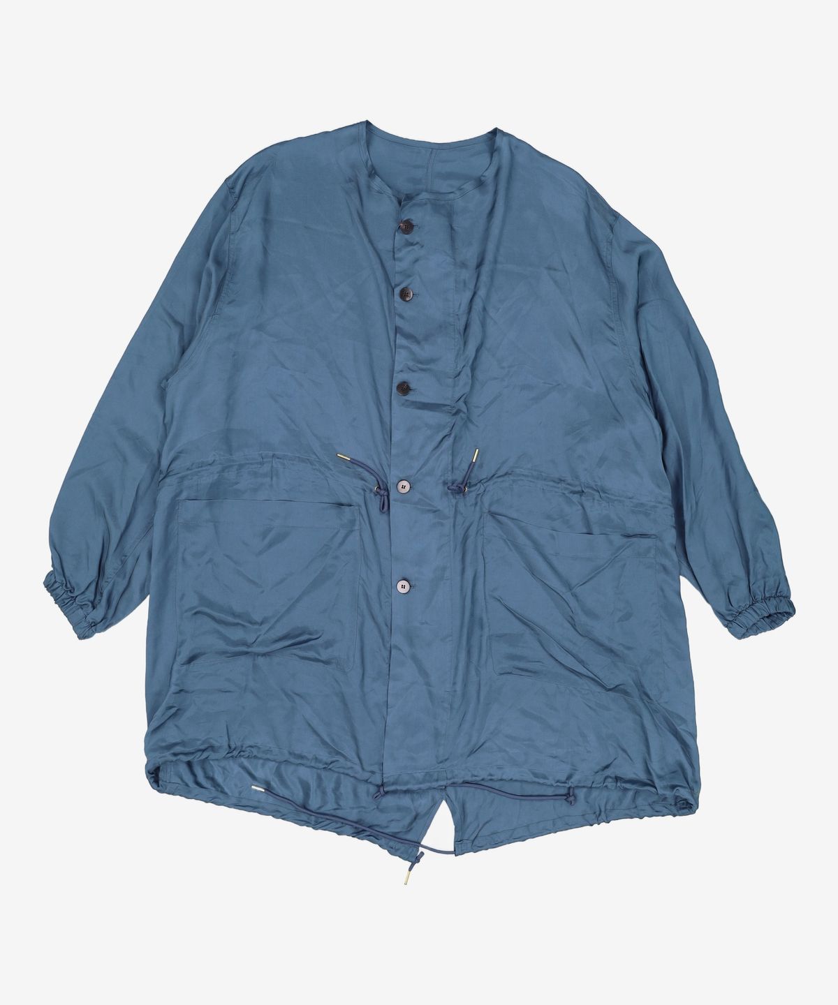 벌스데이수트(BIRTHDAYSUIT) DRAPING COAT (BLUE) L