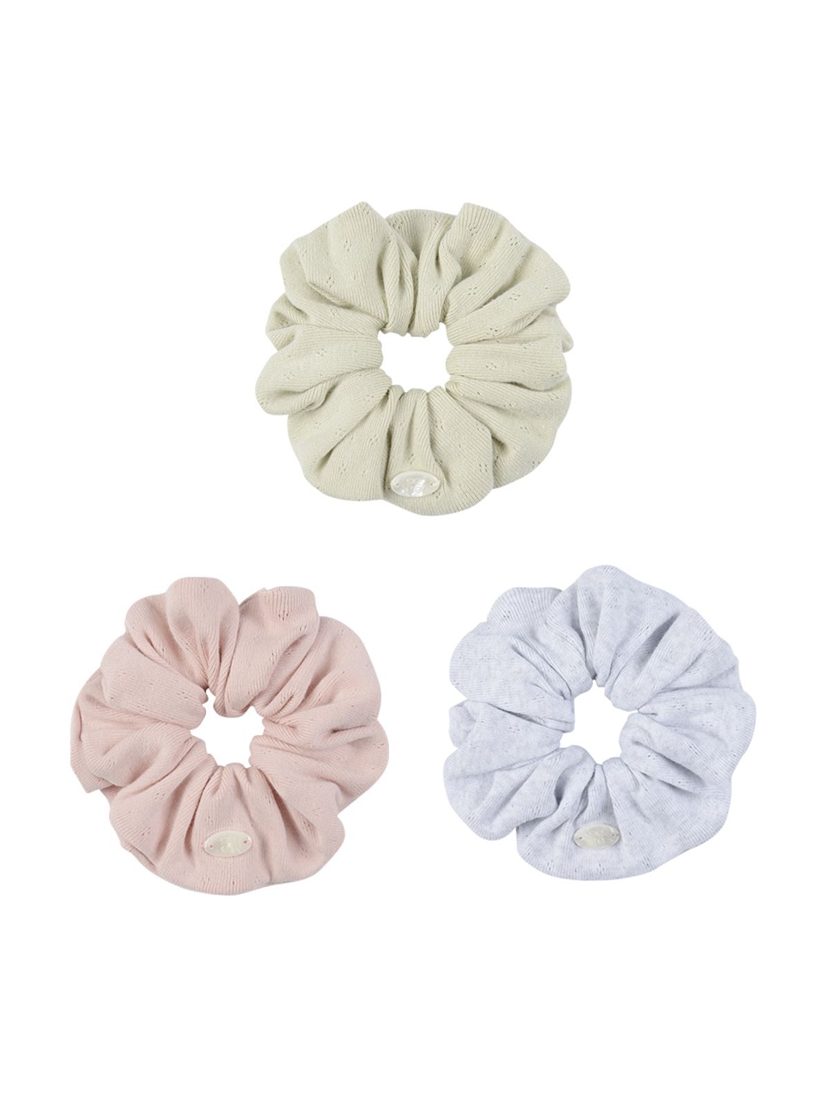 앵브록스(ENGBROX) cozy pointelle scrunchie_3 colors