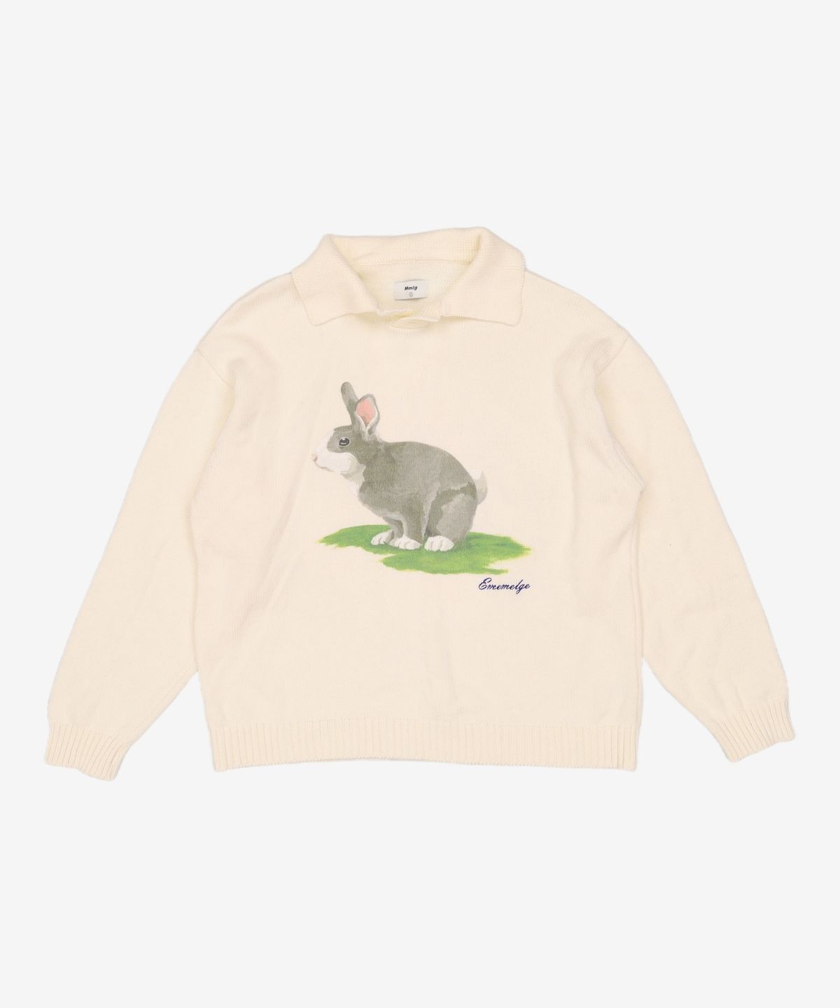 엠엠엘지(MMLG) [Mmlg] MELGE COLLAR KNIT (NATURAL SOAP) S
