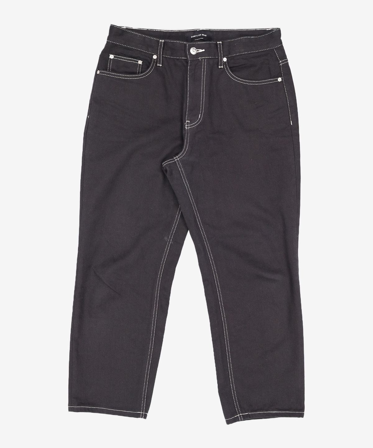 86로드(86ROAD) STITCH BLACK CHIP / CROP TAPERED 34