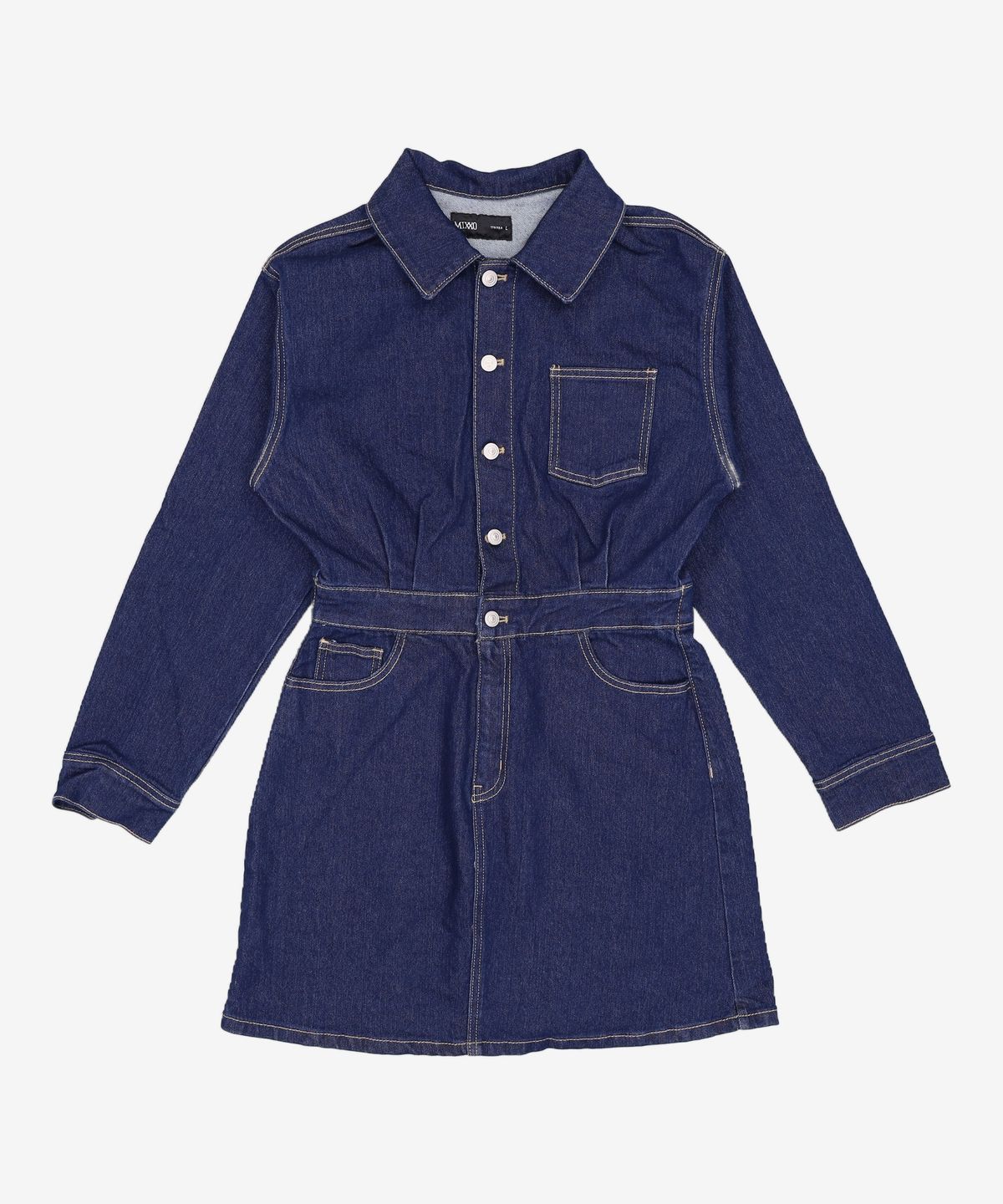 미쏘(MIXXO) 데님 미니 원피스 MIWOWD433J L