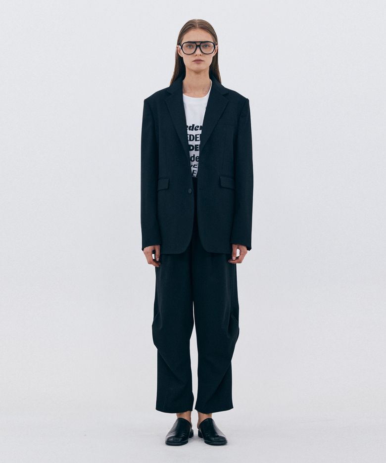 black basic blazer