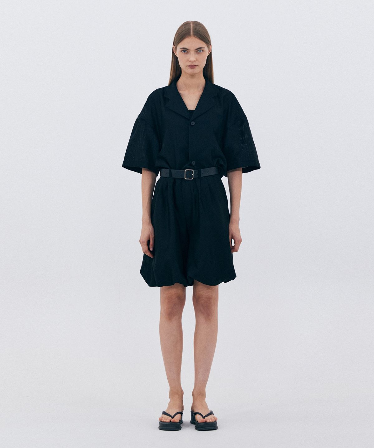 베데르미(VEDERMI) summer cotton balloon pants (black)