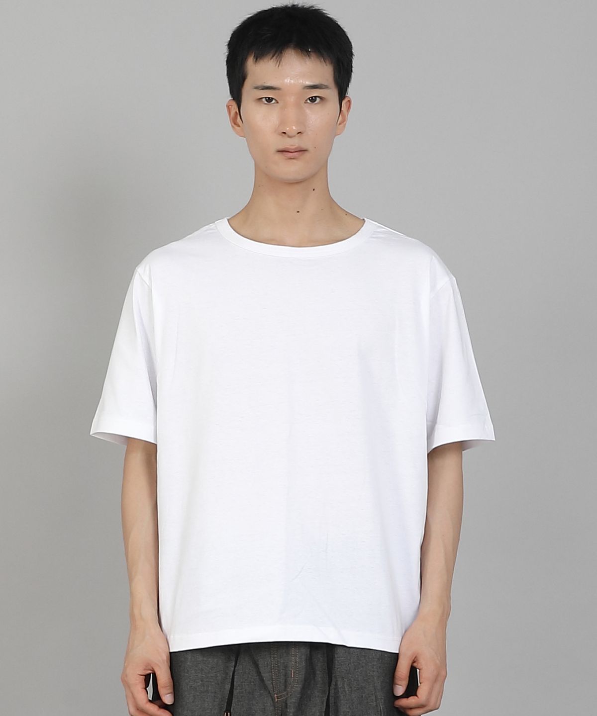 세인트크루(SAINTCREW) 무지 R넥 16s코튼 반팔티셔츠 RCS-892 화이트