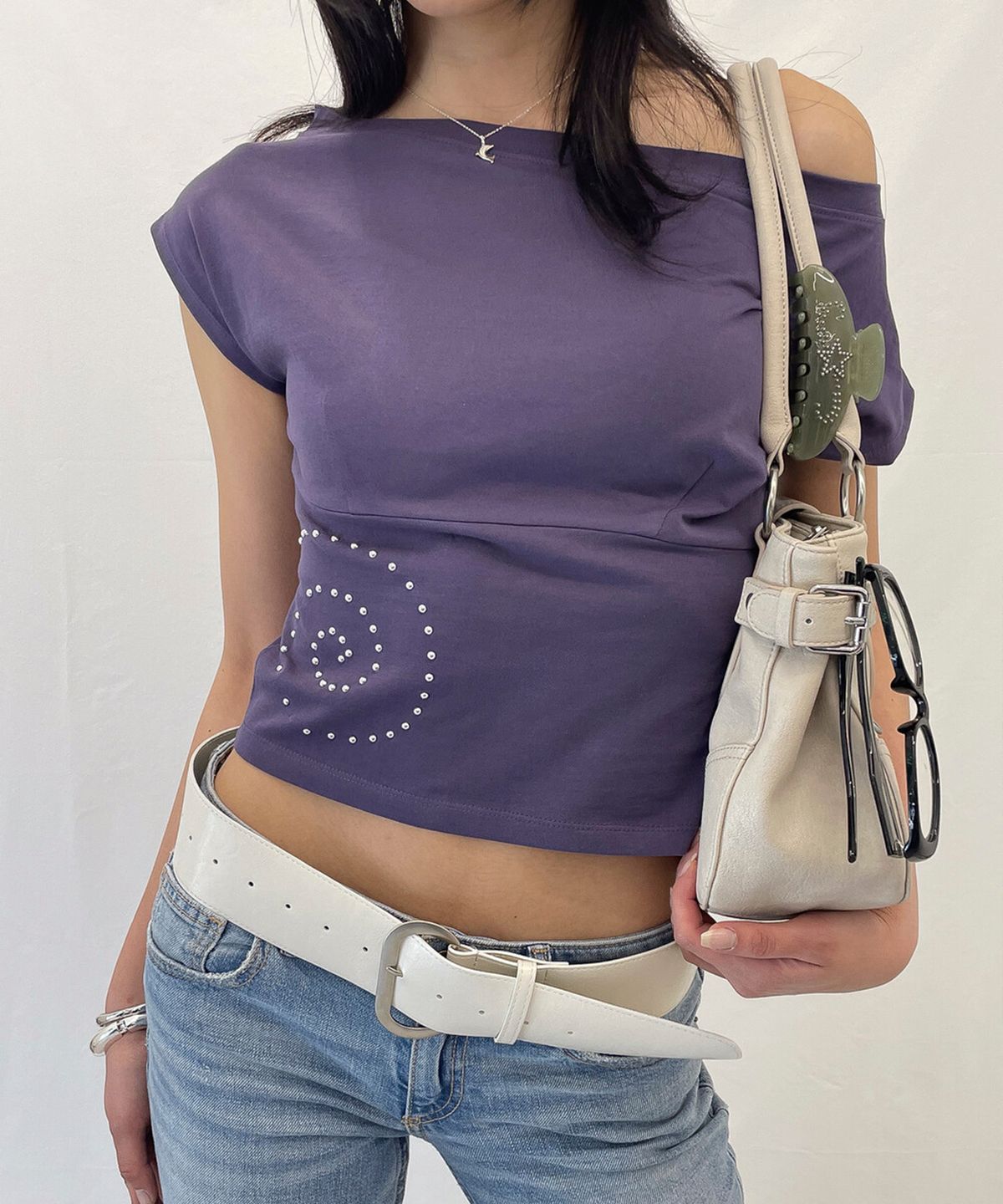 디망쉬(DIMANCHE) Soho Top (purple)