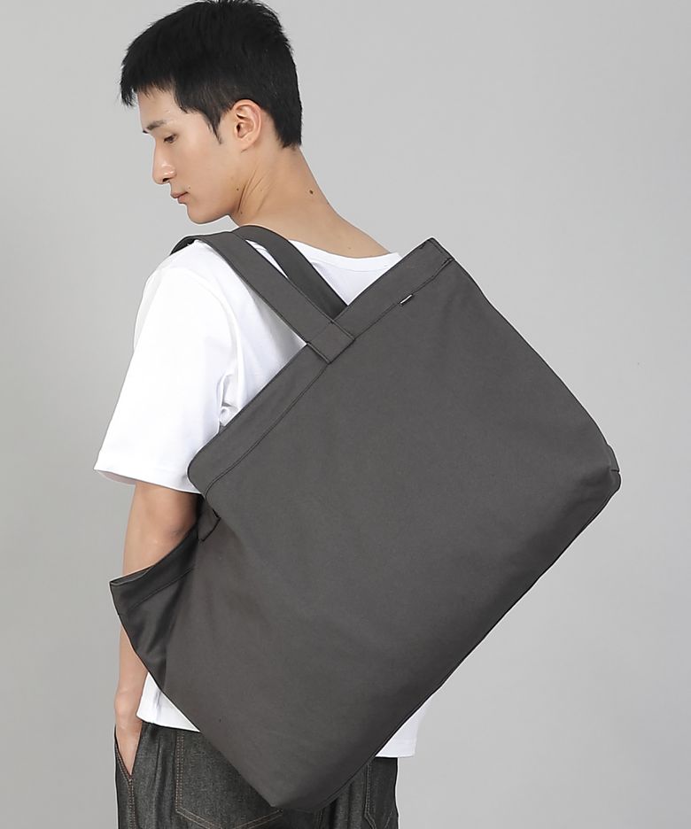 무지 EX와이드 에코백 MPP-162 다크그레이