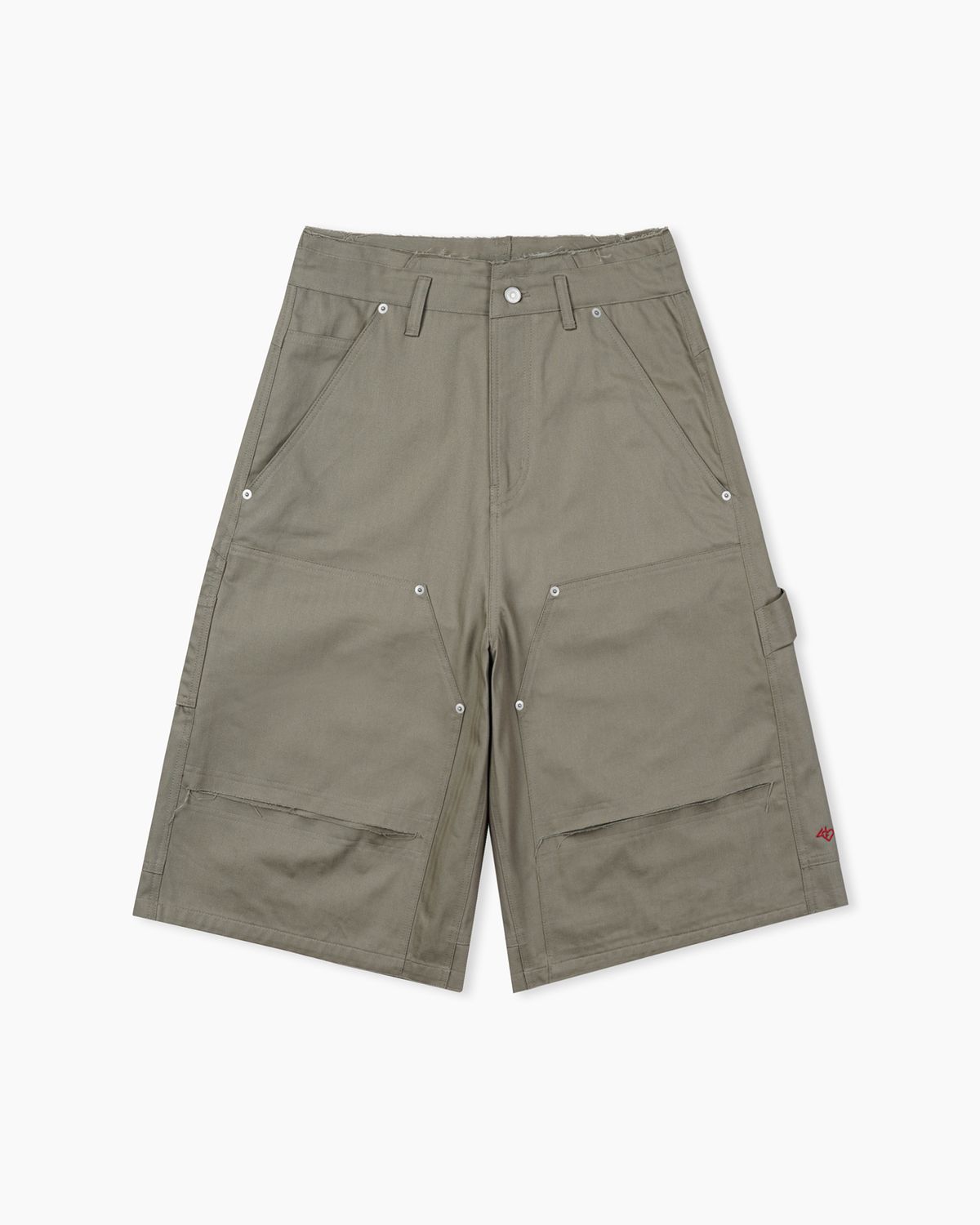 나밋마이포(NAH MEET MY 4) HBT DOUBLE KNEE CARPENTER BERMUDA SHORTS
