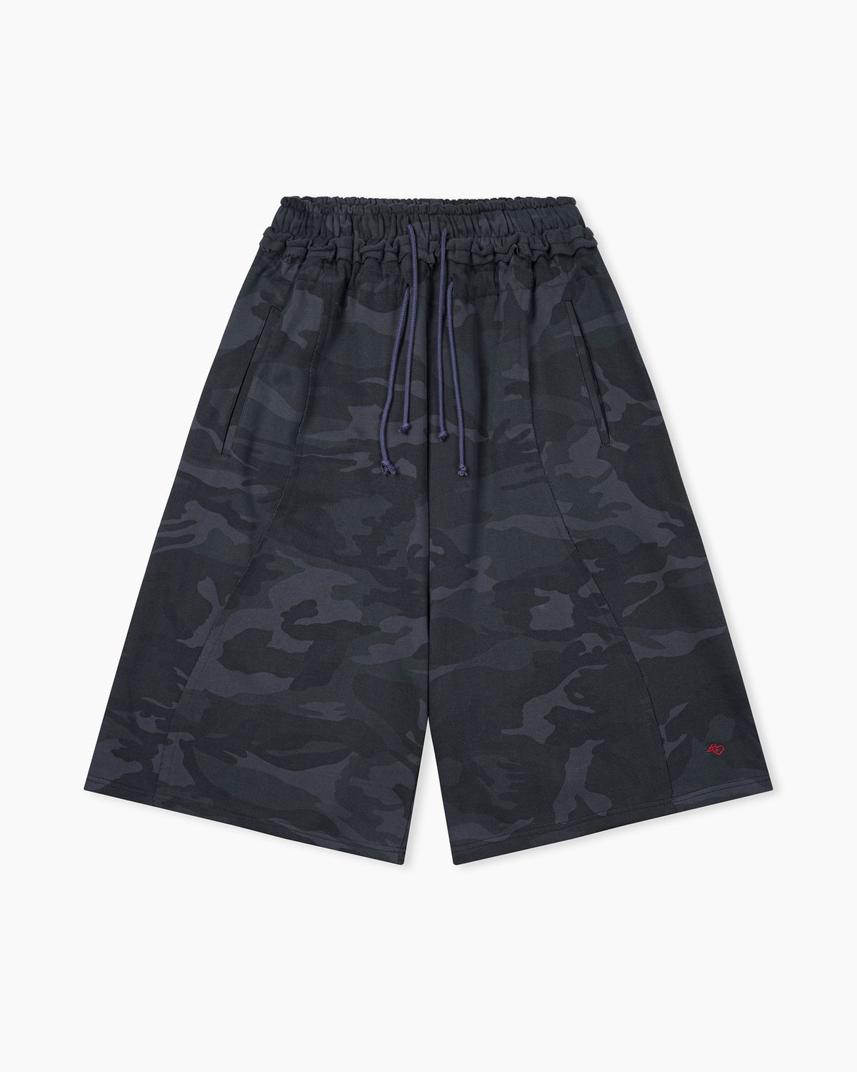 나밋마이포(NAH MEET MY 4) EDDY CAMO BERMUDA SWEATSHORTS