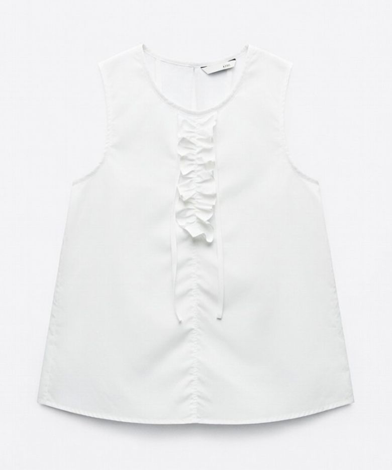 BACK BUTTON SLEEVELESS