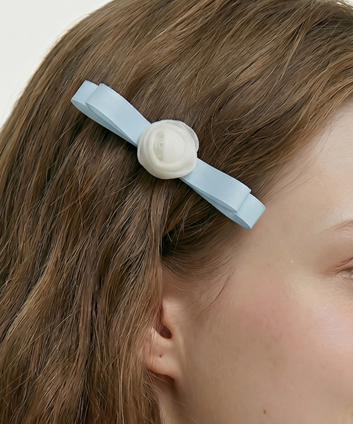 릴리코리(LILYKORI) Pastel Rosette Hair Barette