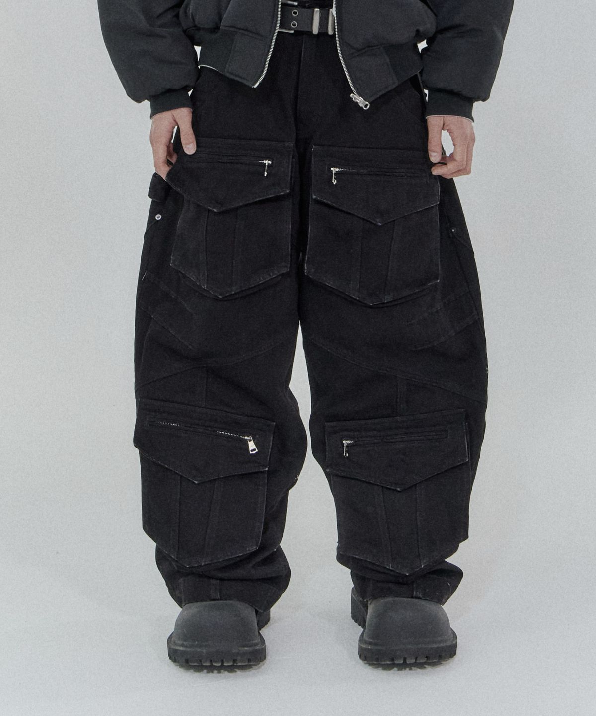 포스센스티브(FORCESENSITIVE) FST MULTI POCKET PANTS BLACK