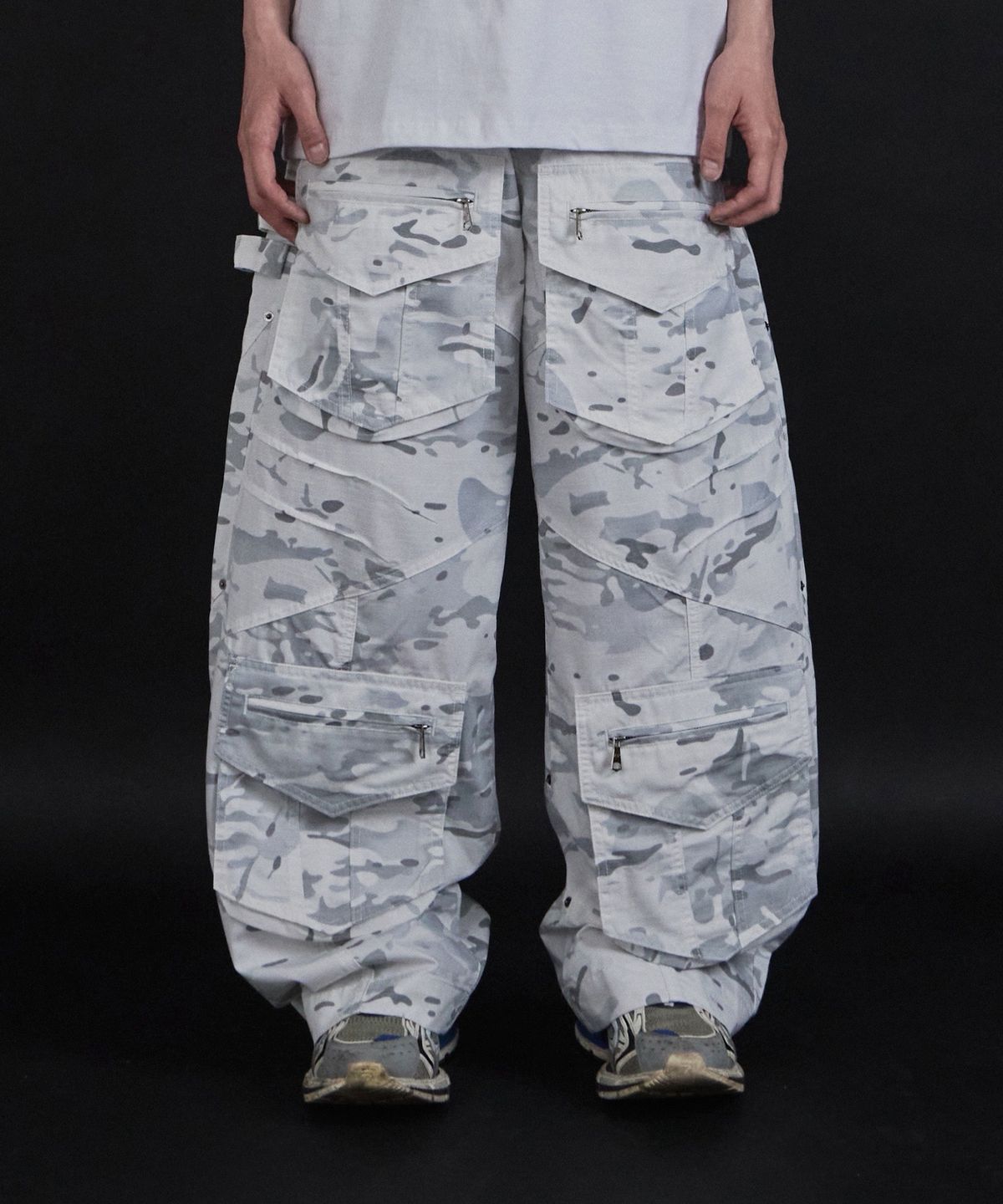 포스센스티브(FORCESENSITIVE) FST MULTI POCKET PANTS WHITE CAMO