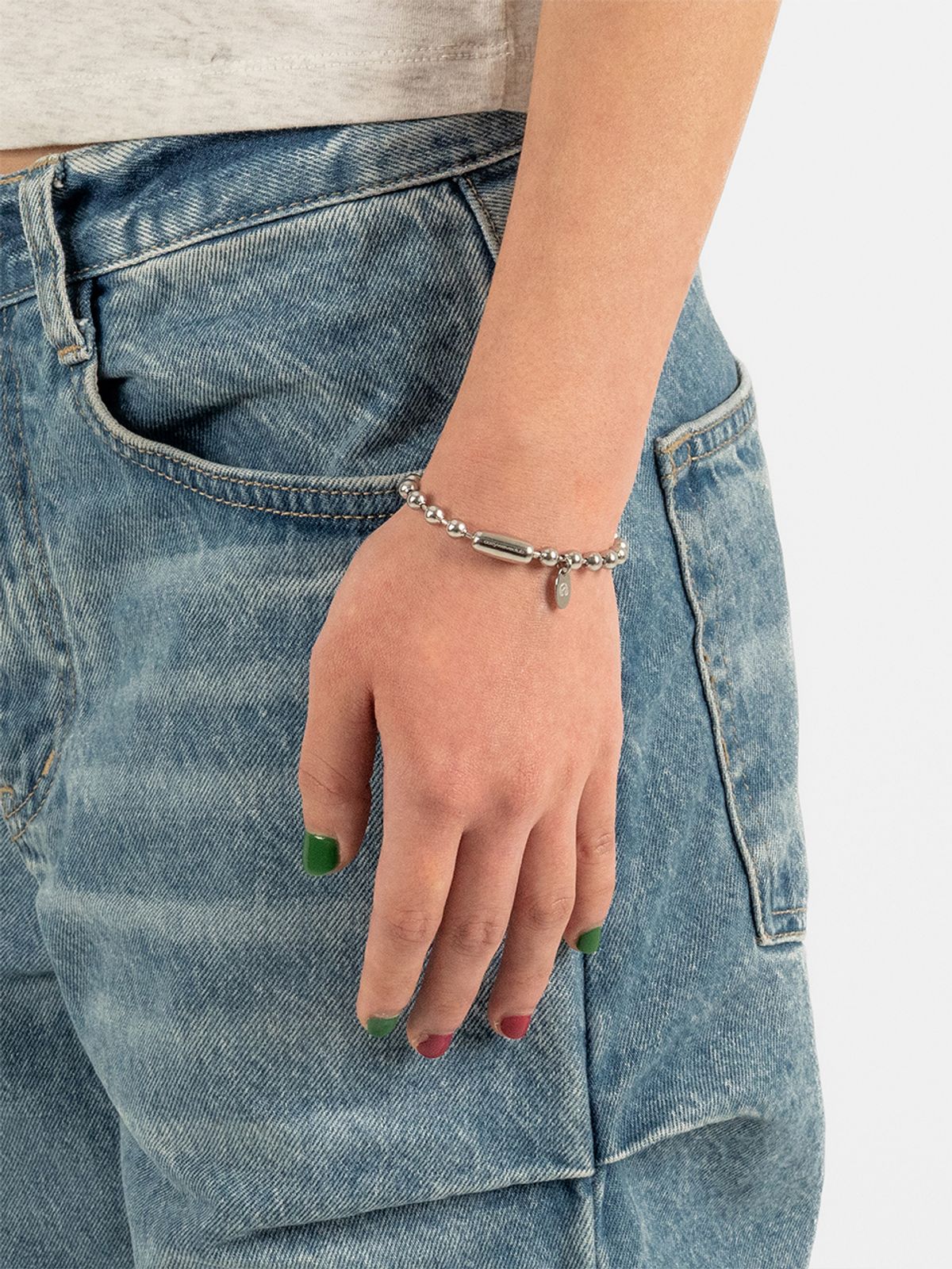 코지웨이브클럽(COZYWAVECLUB) BALL CHAIN BRACELET 03
