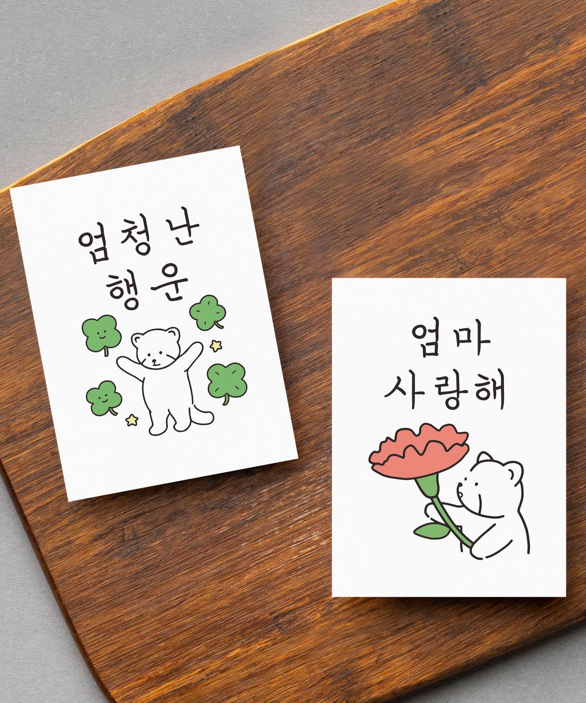 달퐁이네 문방구(DALPHONG) 랫서팬더 미니 카드 10개 묶음
