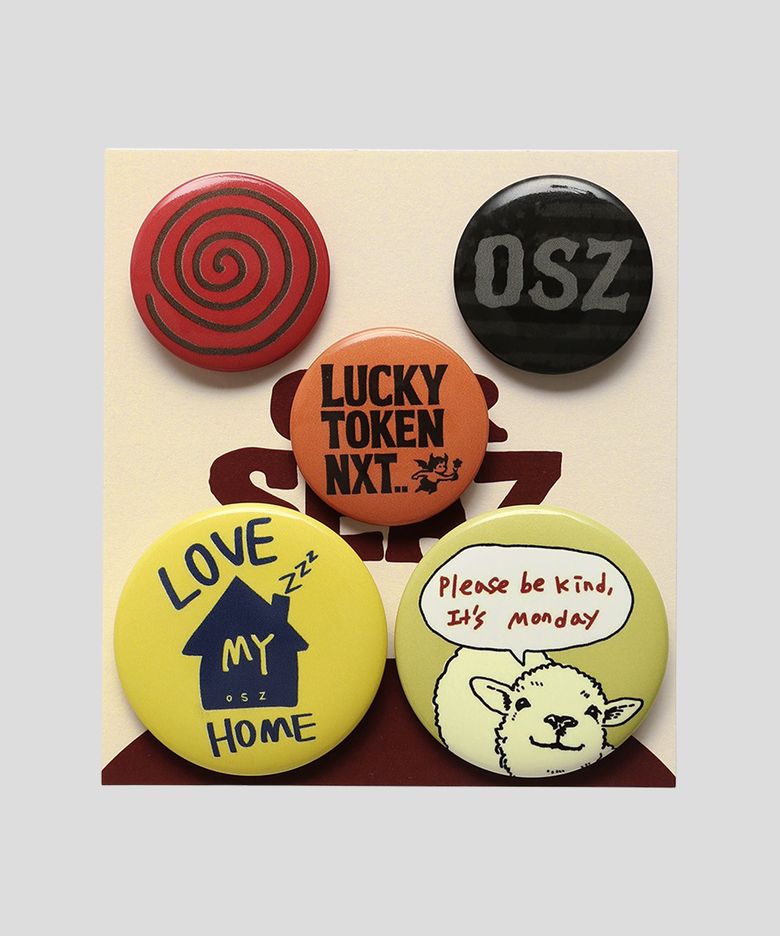 OSZ 아트워크 핀버튼 세트