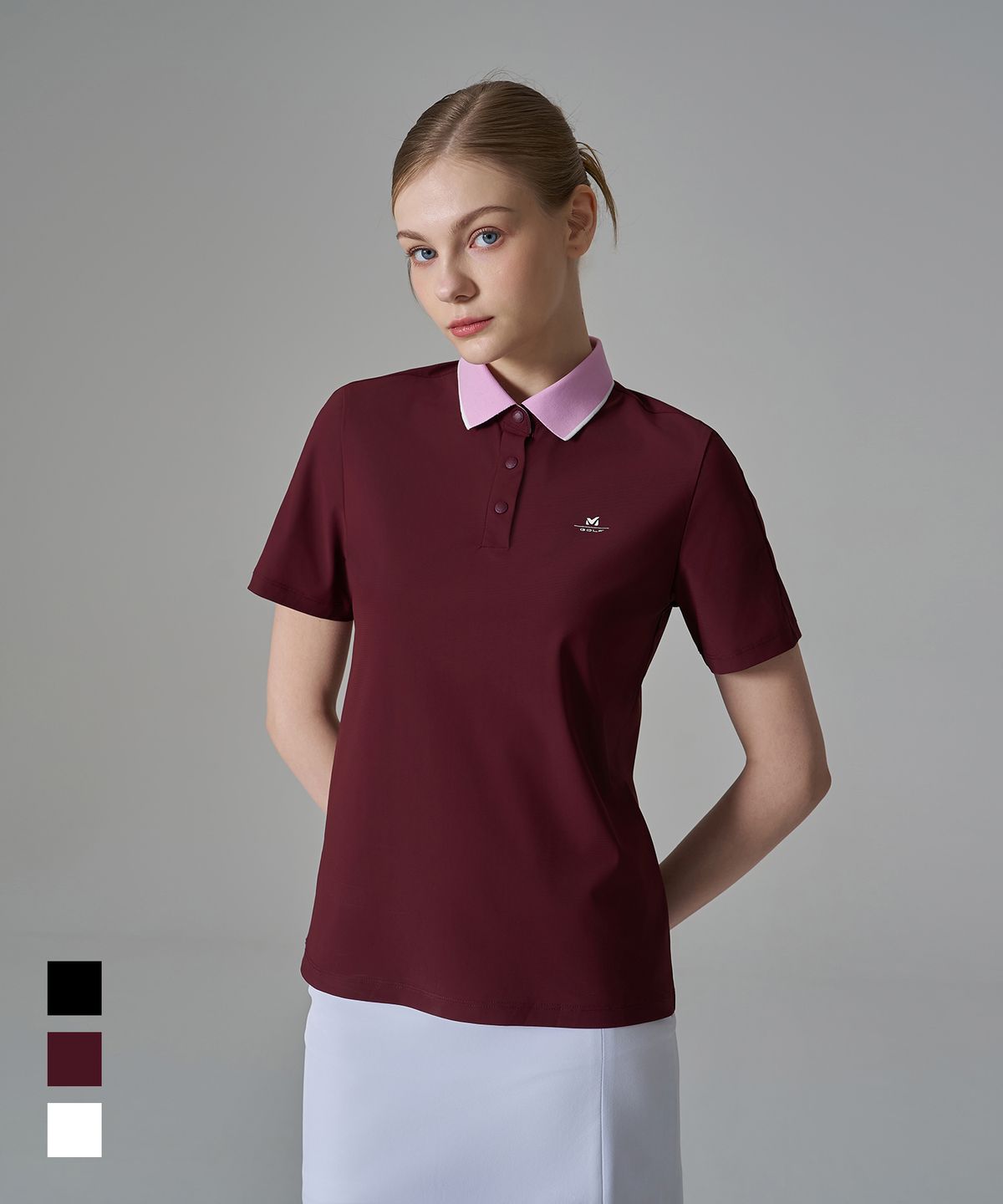 밀레골프(MILLET GOLF) 반팔 카라티 여성 3color
