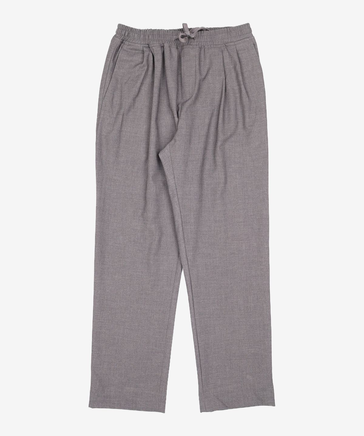 프리즘웍스(FRIZMWORKS) WOOL TWO TUCK RELAX PANTS _ CHARCOAL M