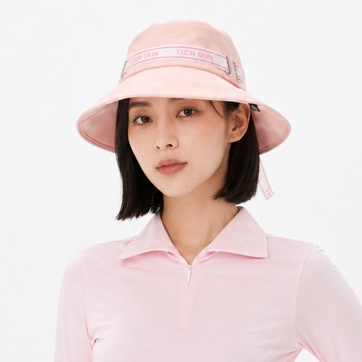 테크스킨(TECHSKIN) 테크스킨 여성 버킷햇_핑크