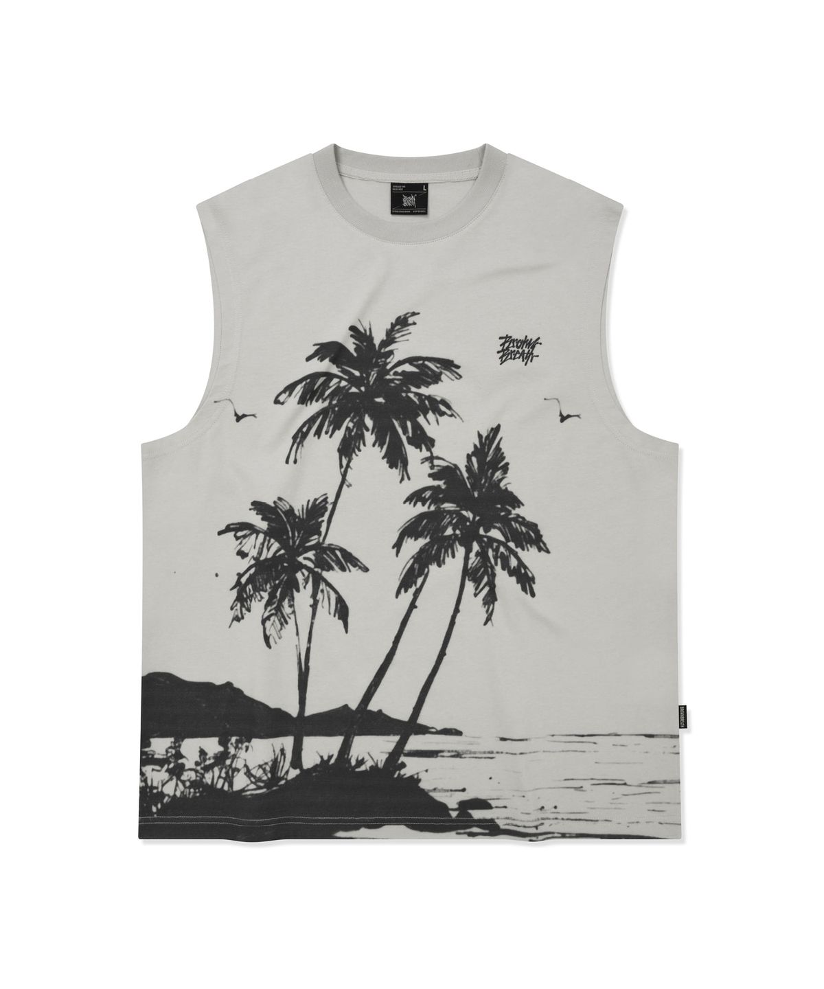 브라운브레스(BROWNBREATH) PALM COAST SLEEVELESS - GREY