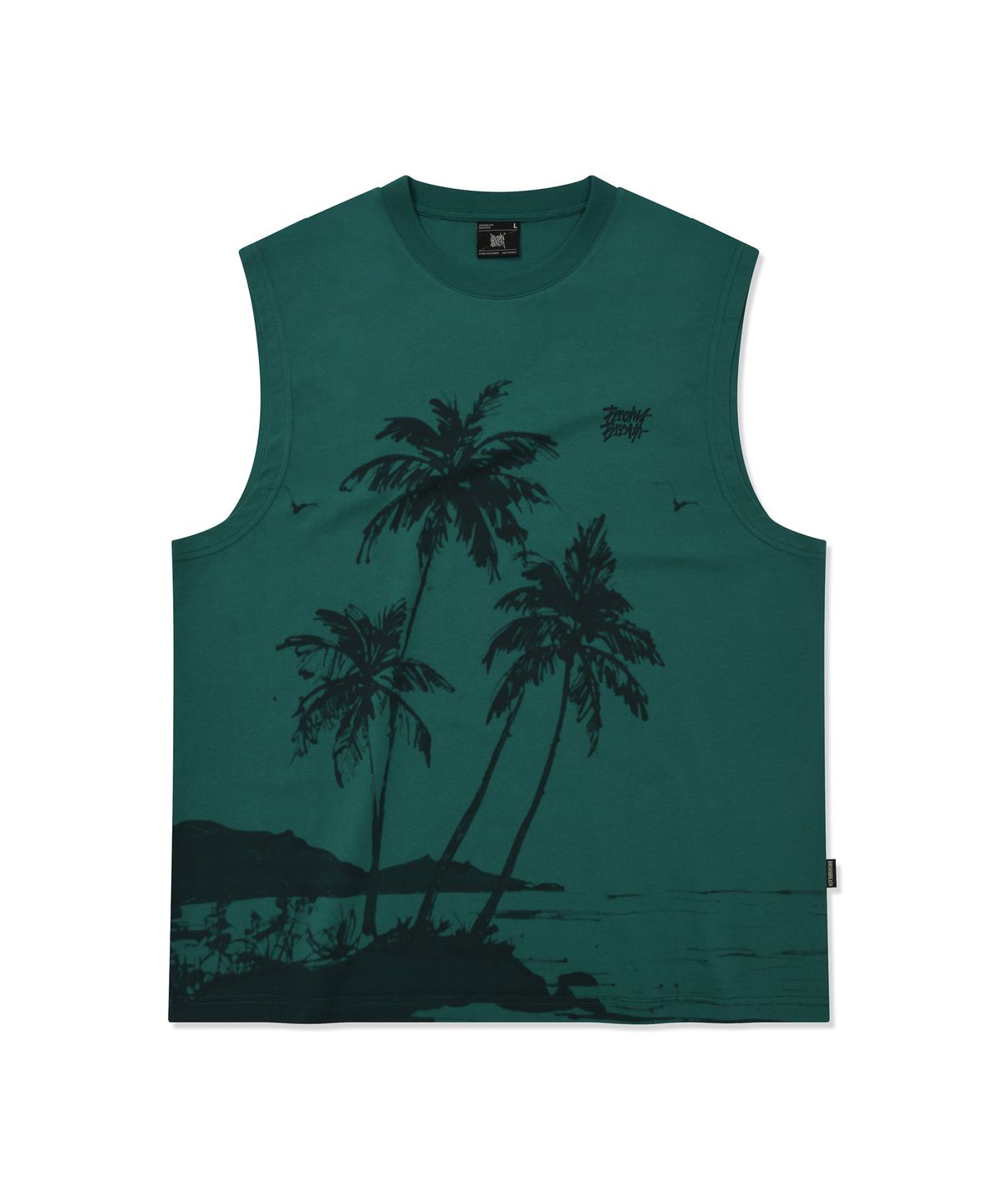 브라운브레스(BROWNBREATH) PALM COAST SLEEVELESS - GREEN