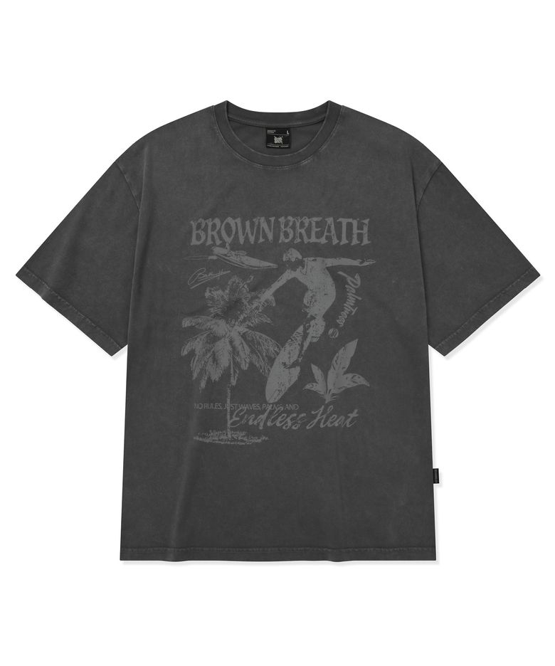 ENDLESS WAVE TEE - CHARCOAL
