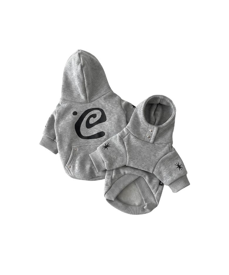 logo hoodie(gray)