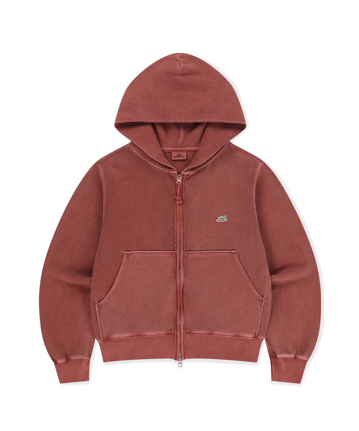 썬러브투어(SUNLOVETOUR) Legacy Zip Up Hoodie Red