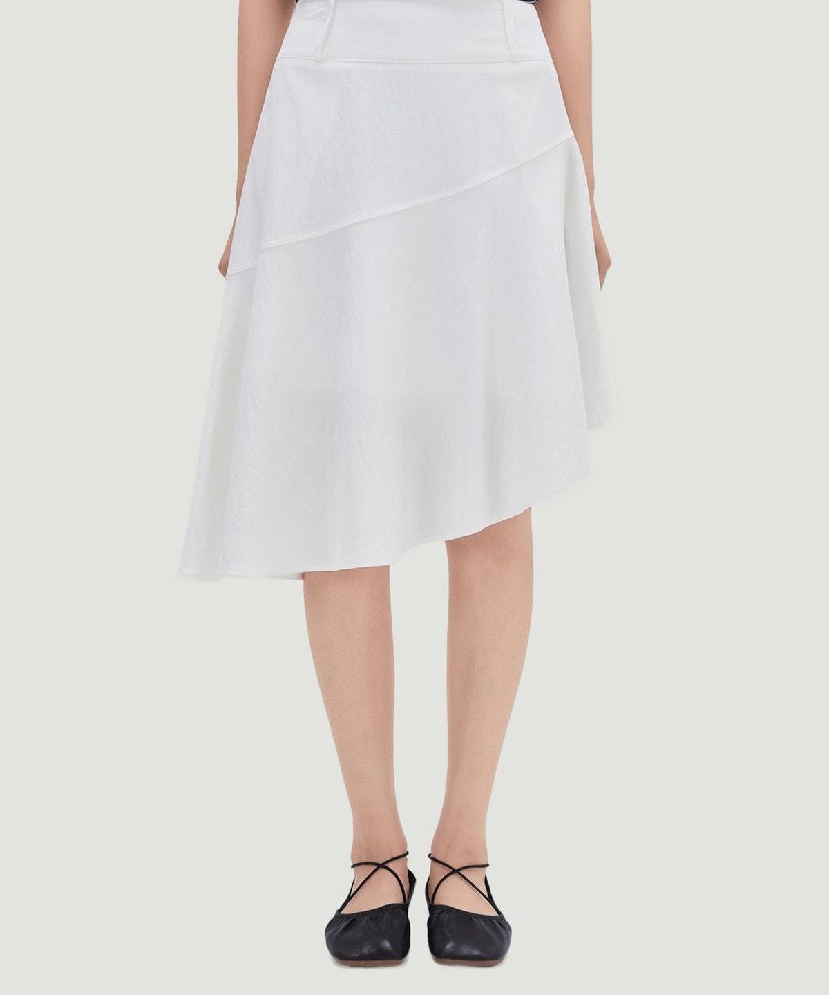 미쏘(MIXXO) 사선 언발 코튼스커트 RE WHG51US_MIWWHG81QS