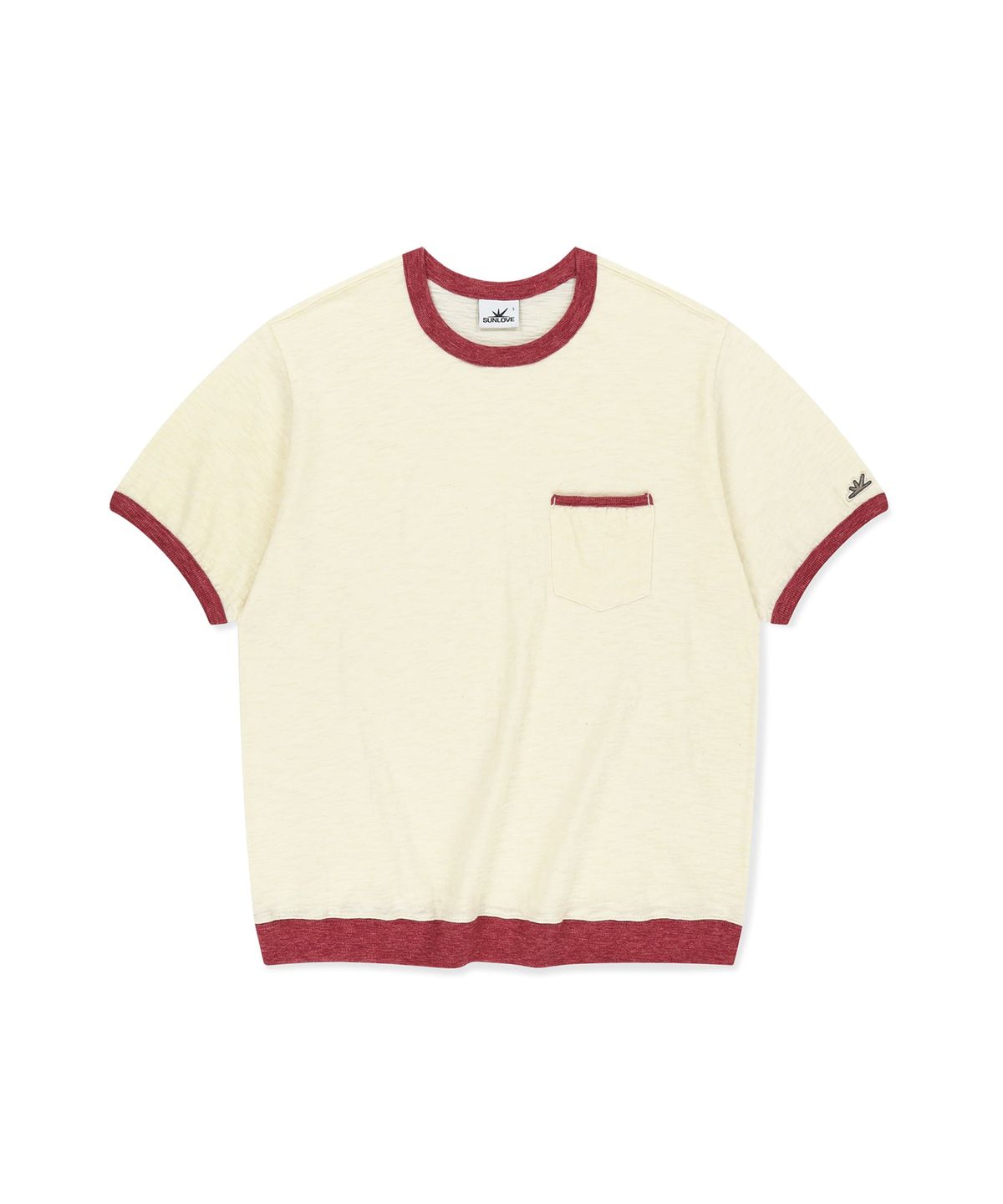 썬러브투어(SUNLOVETOUR) Legacy Ringer Tee Ivory