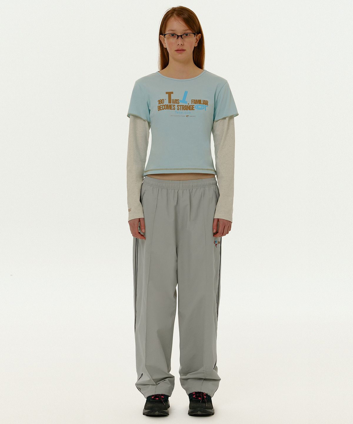 테켓(TEKET) CT Twist Track Pants Gray
