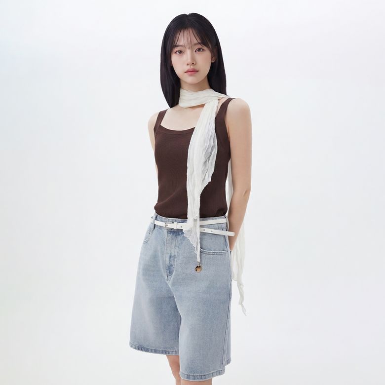 플리츠 시어 스카프 AS7AM461