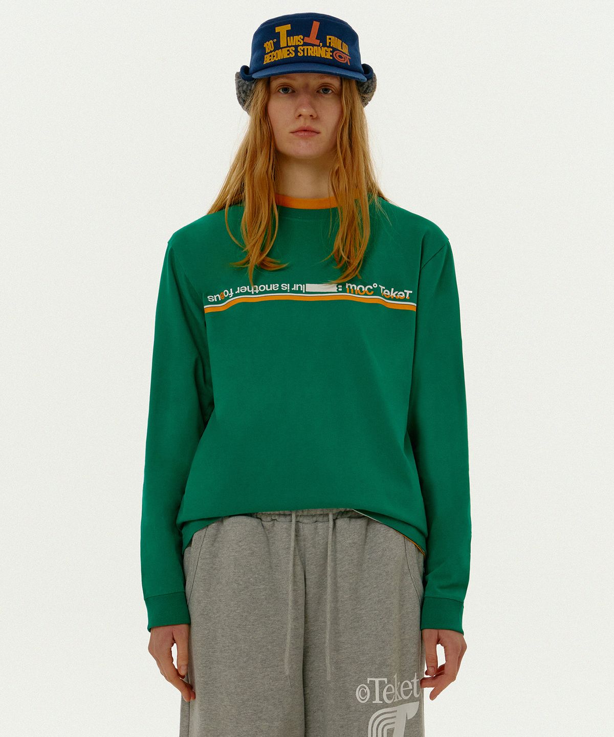 테켓(TEKET) Another Focus L/S Tee Green
